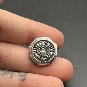 Federal Government Civil Service 20 Years Lapel Hat Pin